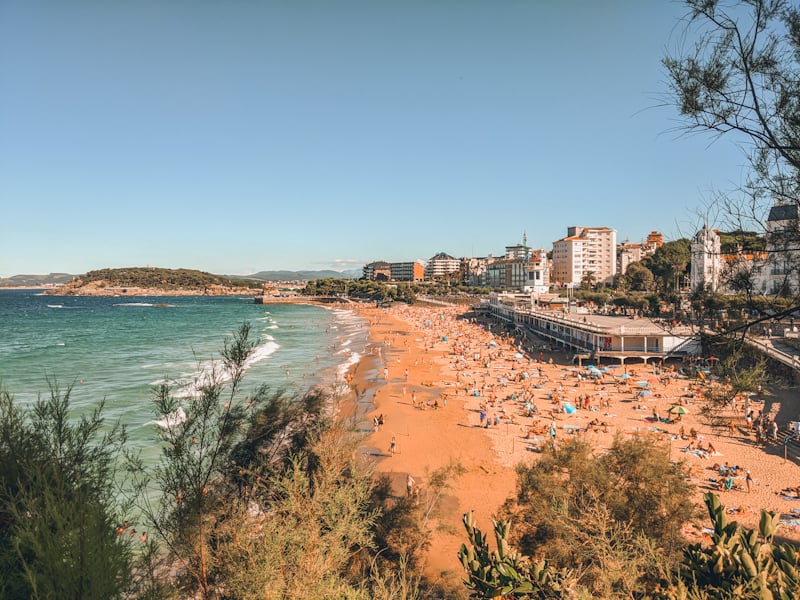 mejores playas de santander primera del sardinero