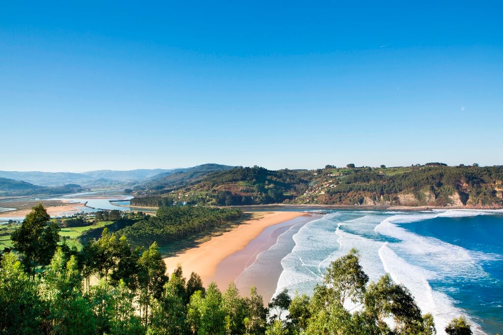 rodiles beach - best beach to surf in asturias